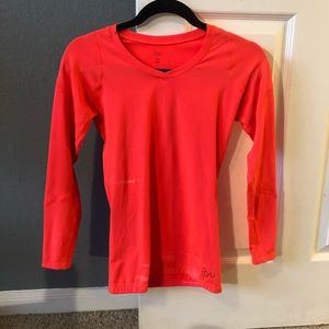 Bright orange running shirt. Worn once.
